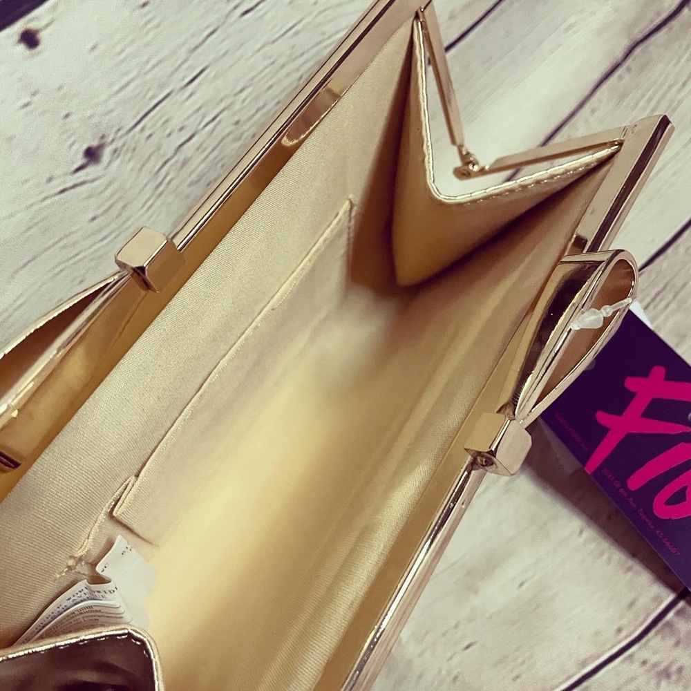 Gold In Color Handbag - Picture 2 of 3